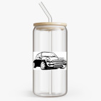 Банка с бамбуковой крышкой