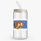 Банка с бамбуковой крышкой