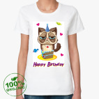 Женская футболка органик