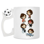 Кружка с футбольным мячиком