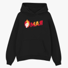 Толстовка худи оверсайз