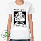 Женская футболка органик
