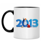 Кружка двухцветная