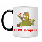 Кружка двухцветная