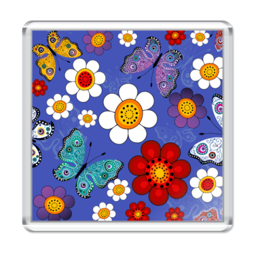 Магнит с принтом Весна