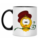 Кружка двухцветная