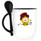 Кружка с ложкой