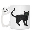 Кружка с футбольным мячиком