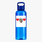 Прозрачная спортивная бутылка