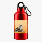 Металлическая бутылка 400 мл UV-DTF