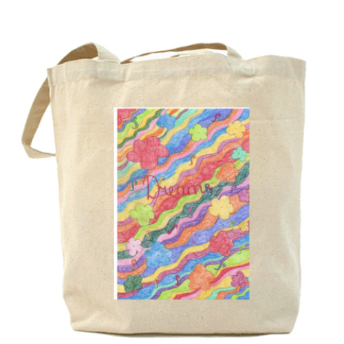Сумка шоппер с принтом  'Dreams'