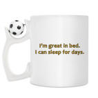 Кружка с футбольным мячиком