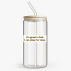 Банка с бамбуковой крышкой