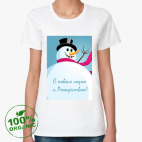 Женская футболка органик