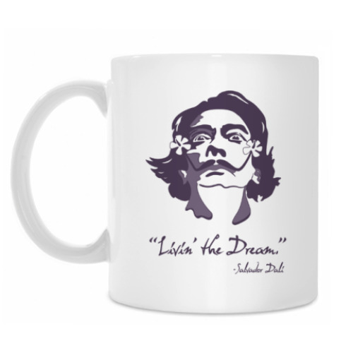 Кружка с принтом Сальвадор Дали