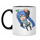 Кружка двухцветная