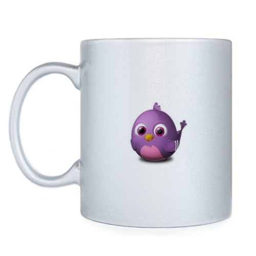 Кружка с принтом Птичка