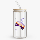 Банка с бамбуковой крышкой