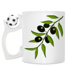 Кружка с футбольным мячиком