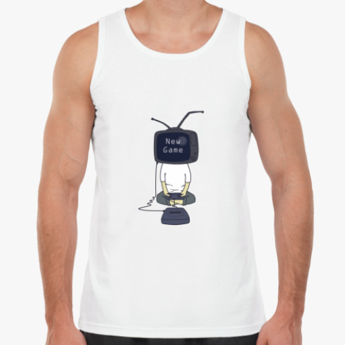 Майка с принтом New game