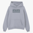 Толстовка худи оверсайз