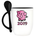 Кружка с ложкой