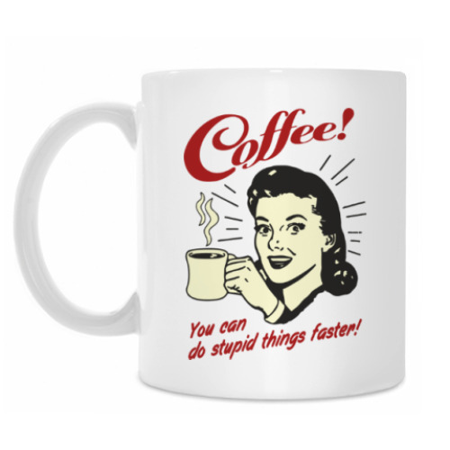 Кружка с принтом Coffee!