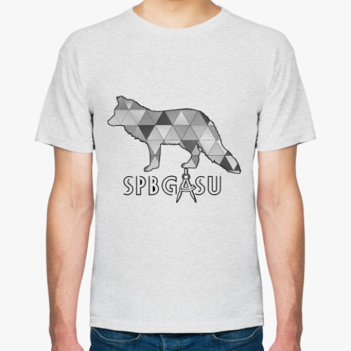Футболка с принтом СПБГАСУ