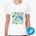 Женская спортивная футболка