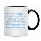 Кружка двухцветная