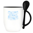 Кружка с ложкой