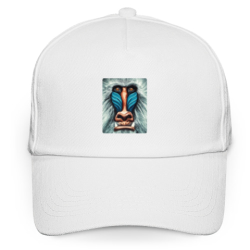 Кепка бейсболка с принтом Бабуин