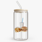 Банка с бамбуковой крышкой