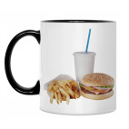 Кружка двухцветная