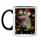 Кружка двухцветная