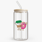 Банка с бамбуковой крышкой