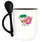 Кружка с ложкой