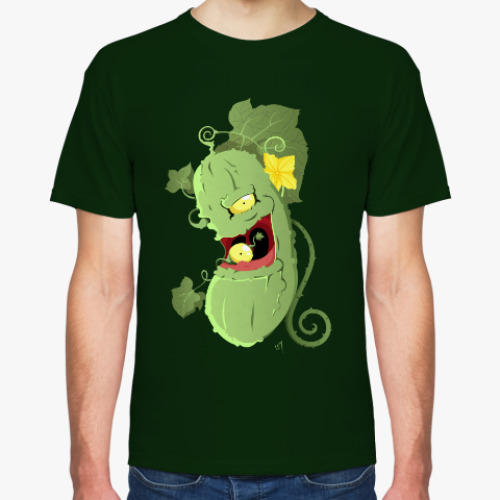 Футболка с принтом Мистер Огурчик