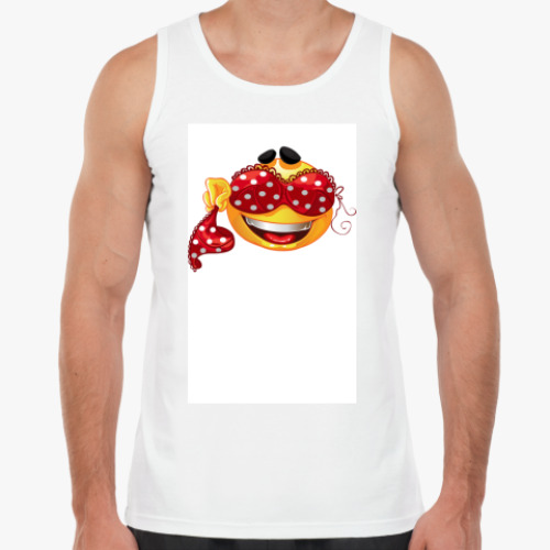 Майка с принтом Смайл