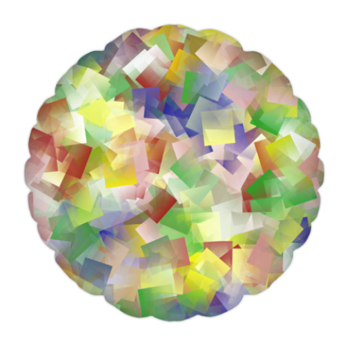 Подушка с принтом Мозаика