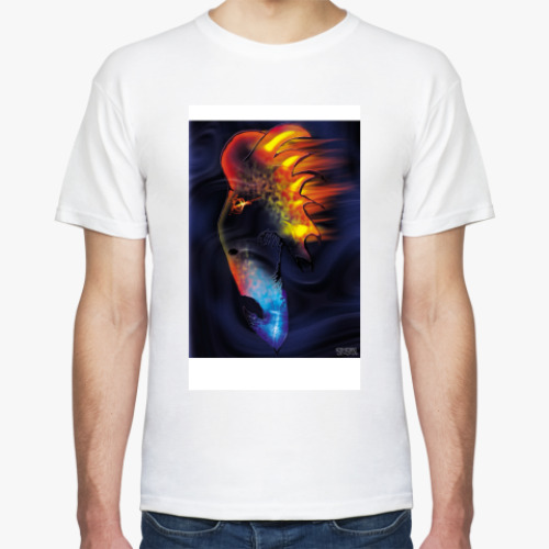 Футболка с принтом Опасность