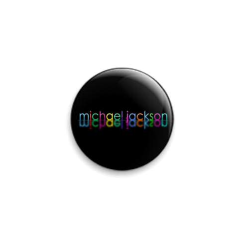 Значок 25мм с принтом  Michael Jackson