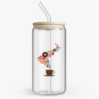 Банка с бамбуковой крышкой