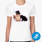 Женская спортивная футболка