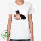 Женская футболка органик