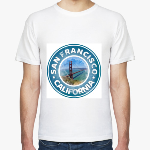 Футболка с принтом  SanFrancisco