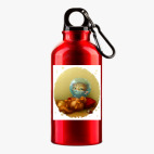 Металлическая бутылка 400 мл UV-DTF