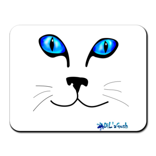 Коврик для мыши с принтом  'Кот'