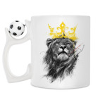 Кружка с футбольным мячиком