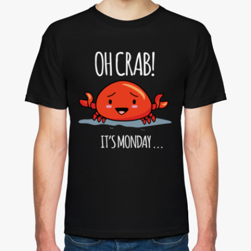 Футболка с принтом Краб